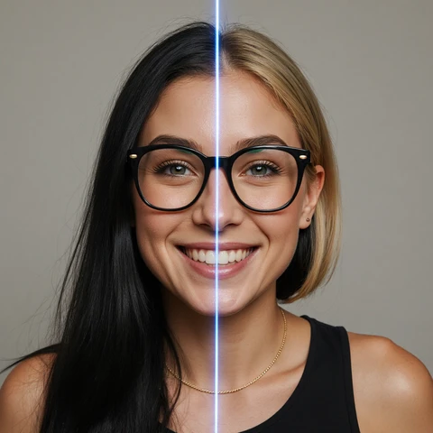 Before and after sky replacement